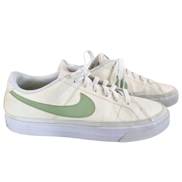 Nike Shoes - Nike Court Legacy Low Next Nature White Green Sneakers Women Size 7.5 DH3161-002
